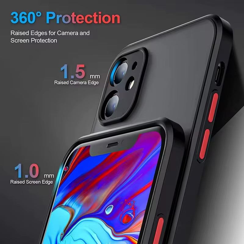 For Magsafe Case for Iphone 15 13 14 11 12 Pro Max plus Magnetic Matte Cover Soft Color Collision Camera Lens Protector Luxury